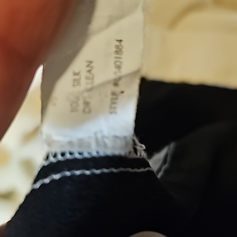 Club Monaco 100% Silk Semi Sheer Color Block Button Down Shirt - Picture 5 of 5